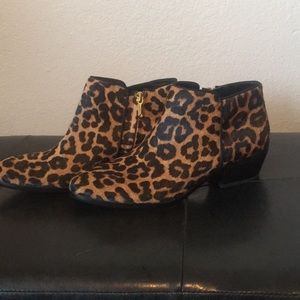 Sam Edelman Leopard Print Booties